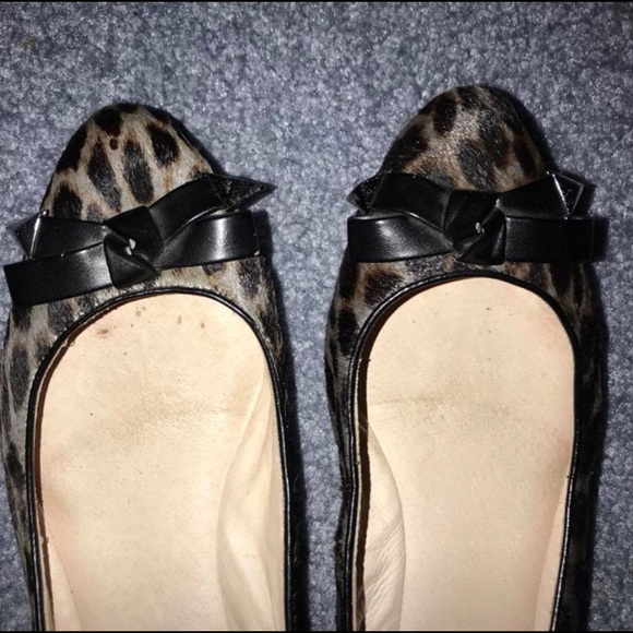 Pony Hair Leopard Print Flats - Picture 3 of 8